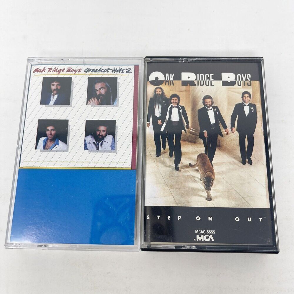 Country Cassette Tapes Lot Oak Ridge Boys 80s Country Music step On Out Hits